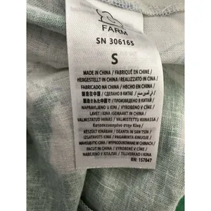 FARM Rio Soft Garden Linen-Blend Mini Dress Size Small Green Blue NWT thumbnail 7