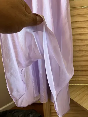Lavender Slip Dress with Spaghetti Straps Size undefined thumbnail 11