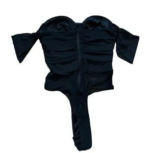 Windsor women’s black off-the-shoulder bodysuit‎ sz S thumbnail 9