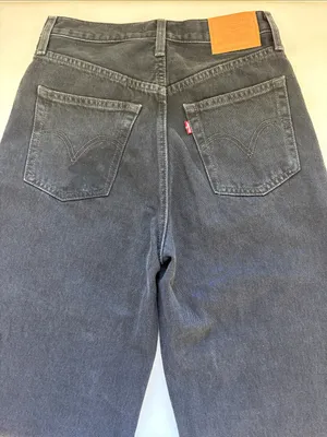Levi's Women's Charcoal Wide Leg Jeans thumbnail 5