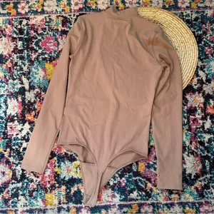 Abercrombie & Fitch Women’s Soft A&F Collection Mock Neck Bodysuit Small thumbnail 2