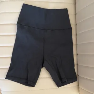 Aerie Ribbed Shorts Women's Black Bottoms stretchy Small/Medium thumbnail 2