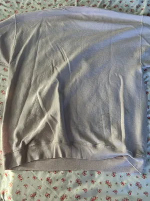 Anac Lavender Crewneck Sweatshirt with Chest Embroidery thumbnail 3