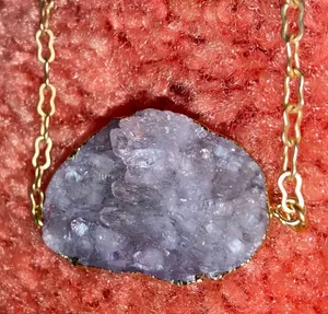 Love Ao Blue Crystal Long Necklace thumbnail 1