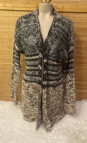 Maurices wool blend open knit cardigan sweater women’s size large thumbnail 1