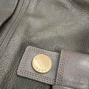 Michael Kors Gray Leather Purse thumbnail 2