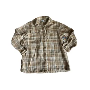 PRINCESS POLLY Mila Plaid Oversized Flannel Button-up Shirt Shacket Size 0 thumbnail 4