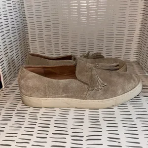 Frye Gemma Tassel Slip On Ash Suede‎ Leather Loafer Sneakers Womens 8.5M Boho thumbnail 5