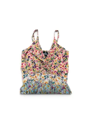 Angie Floral Peekaboo Tiered Maxi Dress thumbnail 3
