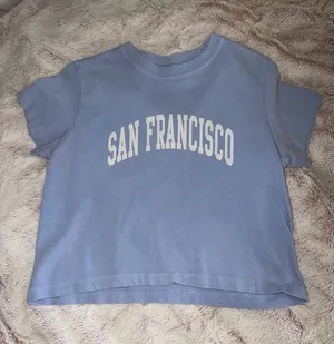 PacSun Blue Crop top thumbnail 1