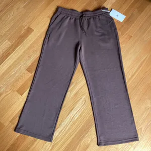 Colorfulkoala Velvra Modal Lounge Pants XL Brown Plum Wide Leg Drawstring NWT thumbnail 1