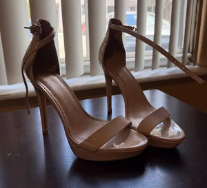 Platform Nude Heels thumbnail 1