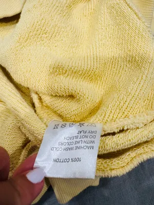 Parke Summerland Varsity Mockneck Sweatshirt in Lemonade thumbnail 6