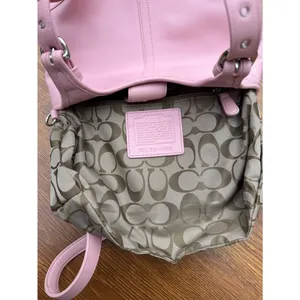 Vintage Coach Soho Slim Hobo Pink Leather Shoulder Bag L3S-4993 Coquette thumbnail 3