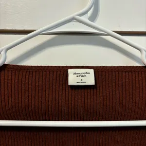 Abercrombie Corset Sweetheart Sweater Bodysuit Brown thumbnail 6
