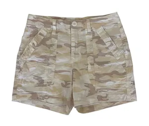 Boston Proper Womens Shorts 4 Tan Brown Camo Cargo Casual Summer Y2K 2BM3490 thumbnail 1