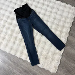 Good American the home stretch crop maternity jeans in blue306 - 6/28 thumbnail 3