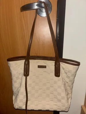 Medium tote bag Tan thumbnail 1