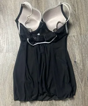 Jessica Simpson Black Lace Sheer Babydoll Lingerie thumbnail 13
