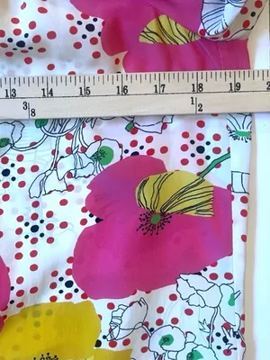 Trina Turk Katy Poppy Floral Off The Shoulder Silk Top Multicolor Medium thumbnail 9