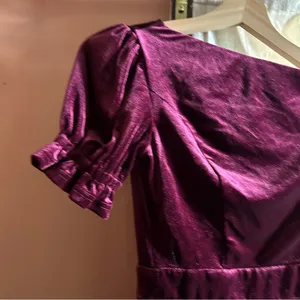 INSPR NY‎ Brittany Xavier Velvet One Shoulder Dress Whimsigoth Asymmetric NWT S thumbnail 4