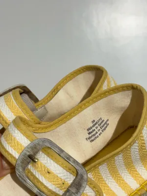 NWOT Free People Surfside 2.0 Espadrille Platform Mary Janes, Lemon Zest thumbnail 11