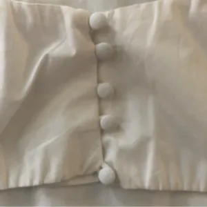 Princess Polly BAD GAL BUSTIER White Curve Size 18 Crop Milkmaid Button Back NEW thumbnail 6