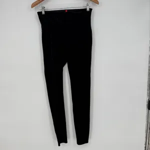 SPANX Velvet Leggings High Waisted‎ Lounge Pants Black Size L thumbnail 3