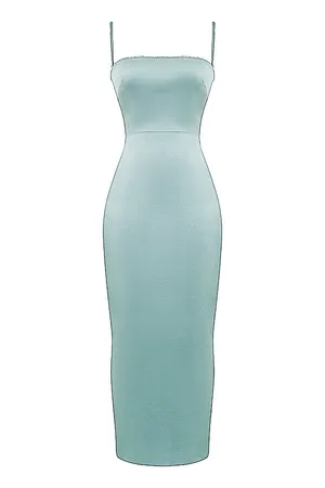 House Of CB 'Costanza' Light Jade Maxi Dress. Size Medium thumbnail 3