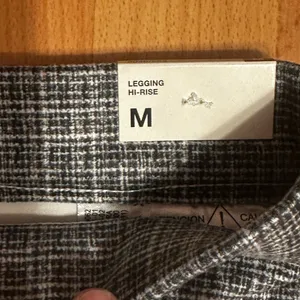 Zara Monochrome Checkered Trousers thumbnail 4