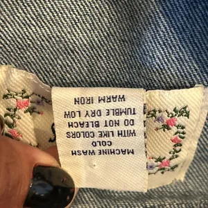TANTRUMS Denim Embroidered Jacket 100% Cotton Size XXL. thumbnail 10