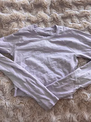 Lululemon Swiftly Tech Cropped Long Sleeve 2.0 size 4 thumbnail 2