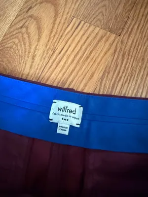 Aritzia Wilfred maroon trousers size 2 thumbnail 2