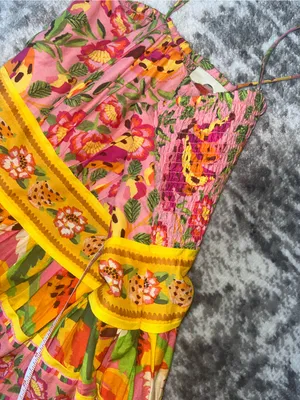 Farm Rio Women's Mixed Fruits Paradise Midi Dress thumbnail 8