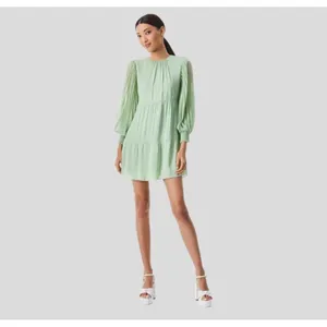 NWT Alice + Olivia Antonette‎ Crew Neck Mini Dress Color: Sea-foam Sz XS $465 thumbnail 4