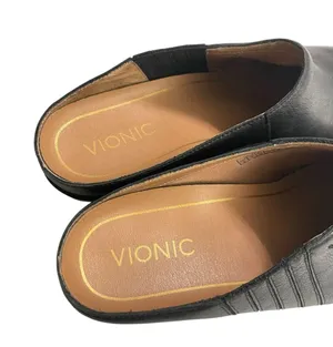 VIONIC Joy Nellie Orthopedic Mules Slip On Comfort Heel Black Size: 9 thumbnail 6