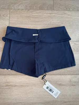 SWT Active Stripe Foldover Hot Shorts Size XS thumbnail 5