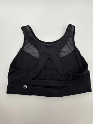 lululemon athletica Black Mesh-Back Sports Bralette thumbnail 2