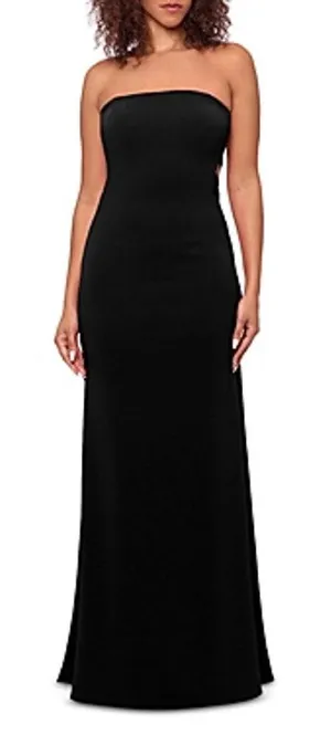 Aqua Cut-Out Strapless‎ Evening Dress Size 6 thumbnail 1