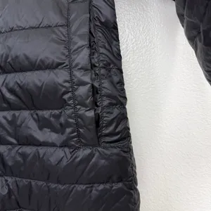 Athleta Jacket Womens OS Black Green Reversible Down Puffer Full Zip Coat Pocket thumbnail 5
