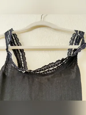 NWOT free people Only You Pointelle Tank Top thumbnail 6