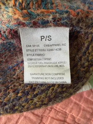 Charlie B Rainbow Cable Knit Crewneck Sweater thumbnail 5