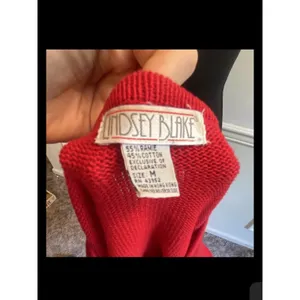 Vintage 90s Lindsey Blake Nutcracker Wreath Holiday Christmas Sweater Red Beaded thumbnail 7
