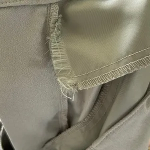 Abercrombie & Fitch Satin Wide Leg Pants Women’s XL Sage Green High Rise Pleated thumbnail 10
