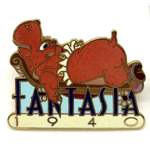 Disney Fantasia 1940 Hyacinth Hippo Commemorative Enamel Pin Vintage Official thumbnail 1