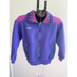 Vintage 80s 90s Columbia Bugaboo Bright Fleece Lined Two Piece Ski Jacket M USA thumbnail 3