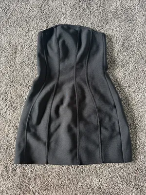 ELLIATT Rose Strapless Mini Dress In Black, Size Small, $210 thumbnail 10