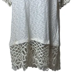 Anthropologie Saturday Sunday Spalliera Tunic Top Cream‎ Cottagecore Garden XL thumbnail 4