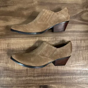 NWOT Marc Fisher‎ Loori Western Boots brown Sz 6.5 thumbnail 4