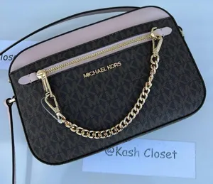 Powder Blush Chain Crossbody Bag thumbnail 6